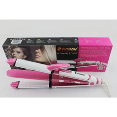 SHINON 3 IN 1 HAIR STRAIGHTENER, HAIR CURLER &amp; HAIR CRIMPER