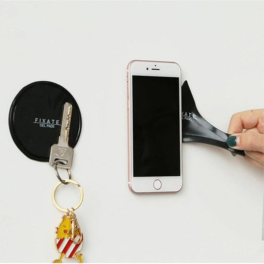 Fixate The Gel Pads ƒ?? Mobile Universal Car Smartphone Portable Sticky Mobile holder for any phone or key