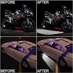 2PCS Motorcycle &amp; Car Welcome Light Door Courtesy Lights With Projector   Led Carpet Underglow For Car Motorcycle Light and car