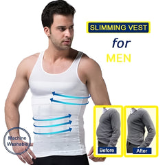 Slim N Fit Body Shaper Vest Shirt ƒ?? Tank Top Sleeveless Shape wear For Men