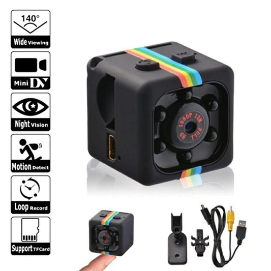 Original sq11 Mini Camera HD 1080P Sensor Night Vision Camcorder Motion DVR Micro Camera Sport DV Video small Camera(random color )