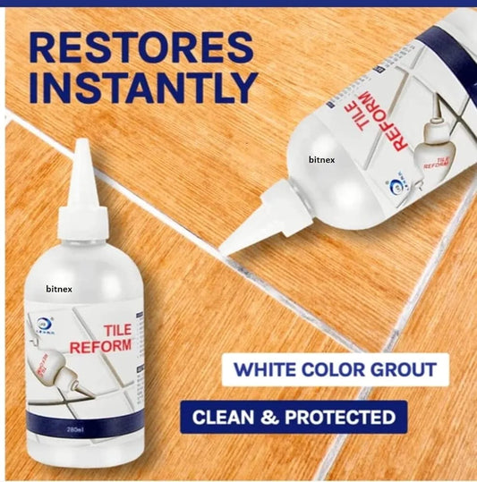 Tile Reform Glue Tiles Gap Filler Agent | Waterproof Grout Sealant Adhesive Adhesive  (280 ml)