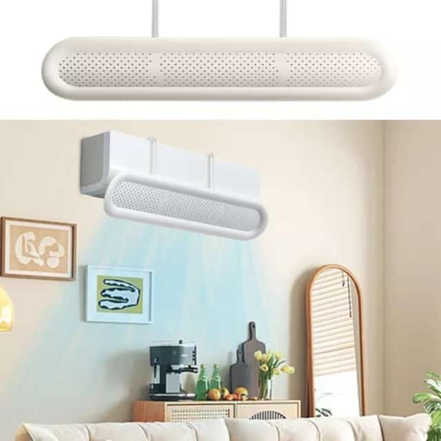 Air Conditioner Deflector Detachable Air Deflector for Hanging Air Conditioner Wind Deflector