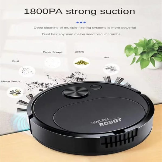 Portable Mini Wireless Smart Sweeping Robot  Rechargeable Cleaning Machine Vacuum Cleaner For Home Office  (random colors)