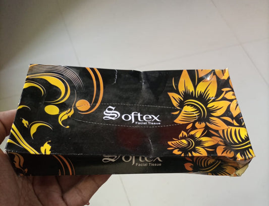 SOFTEX Facial Tissue Box - 50 Pulls Per Box