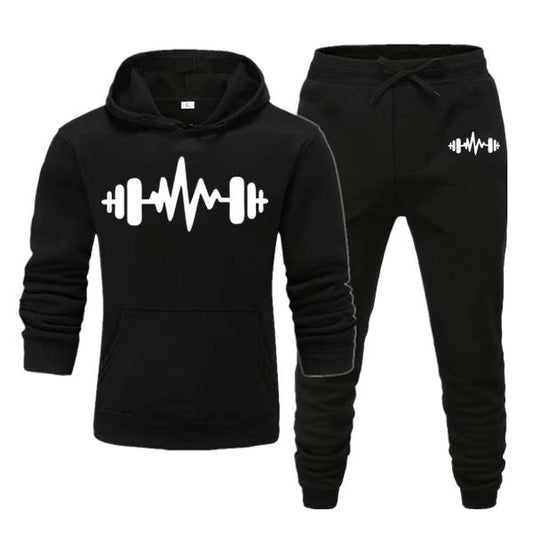 Dumble Style Printed Winter Hoodie Trouser  Tracksuits For Mens