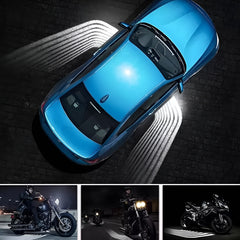 2PCS Motorcycle &amp; Car Welcome Light Door Courtesy Lights With Projector   Led Carpet Underglow For Car Motorcycle Light and car