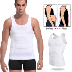 Slim N Fit Body Shaper Vest Shirt ƒ?? Tank Top Sleeveless Shape wear For Men